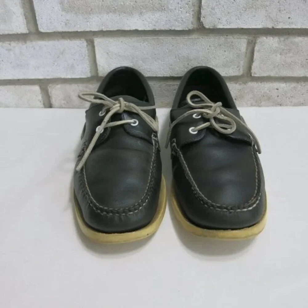 Brooks Brothers Leather Deck Boat Shoes Mens Casual Nautical Footwear Sz 11.5 M